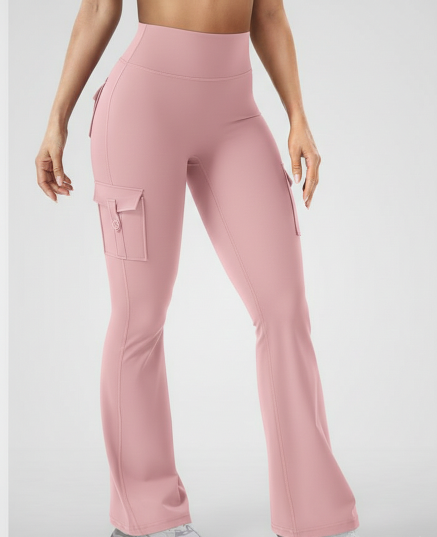 FLARE LEGGINGS WITH POCKETS