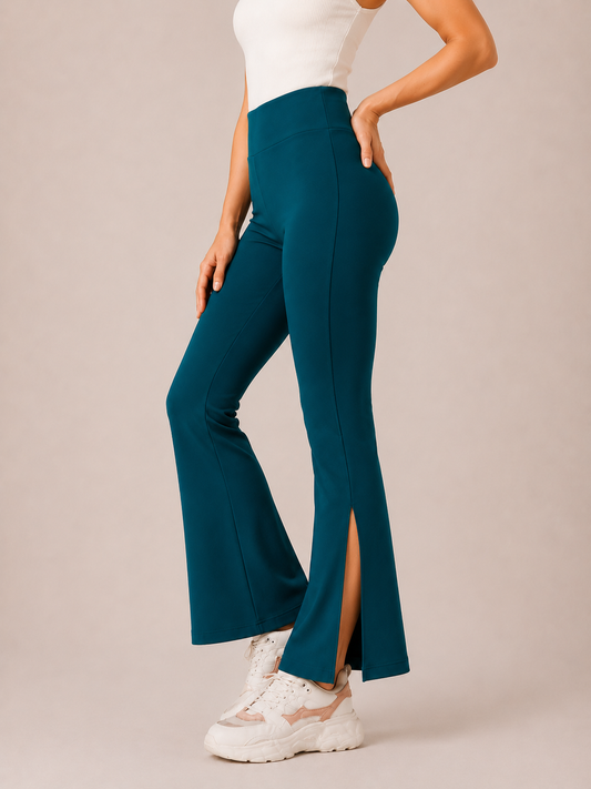 TEAL MoveEase active Slit Flare Pant