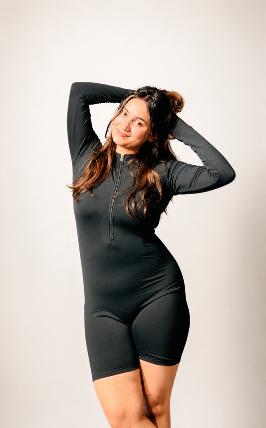 BLACK SculptFit™ Active Jumpsuit