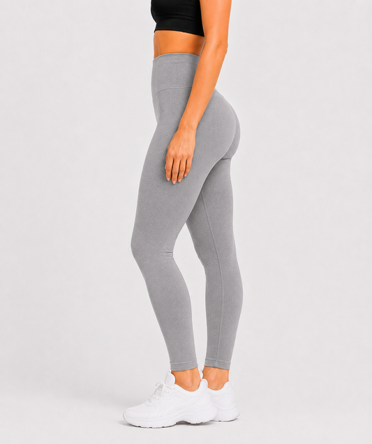 Grey High-Waist No side seam ultra soft Gym Leggings
