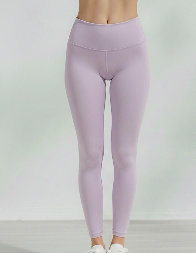 Rose gold High-Waist Sculpt Gym Leggings