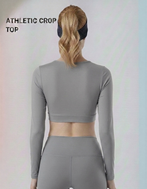 2 pieces combo set(wine & space grey) tops and bottoms Active wear
