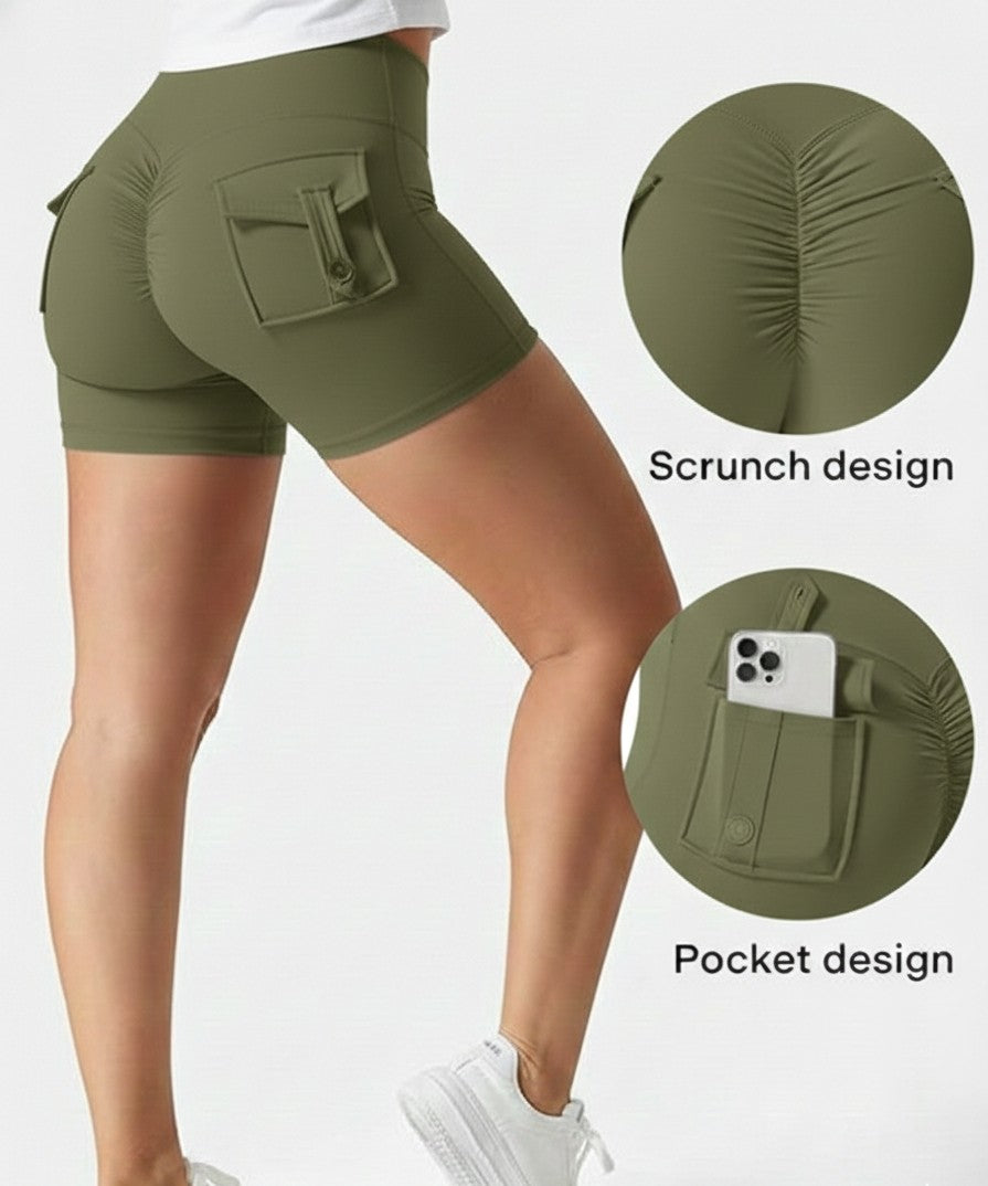 Active Shorts with Pockets