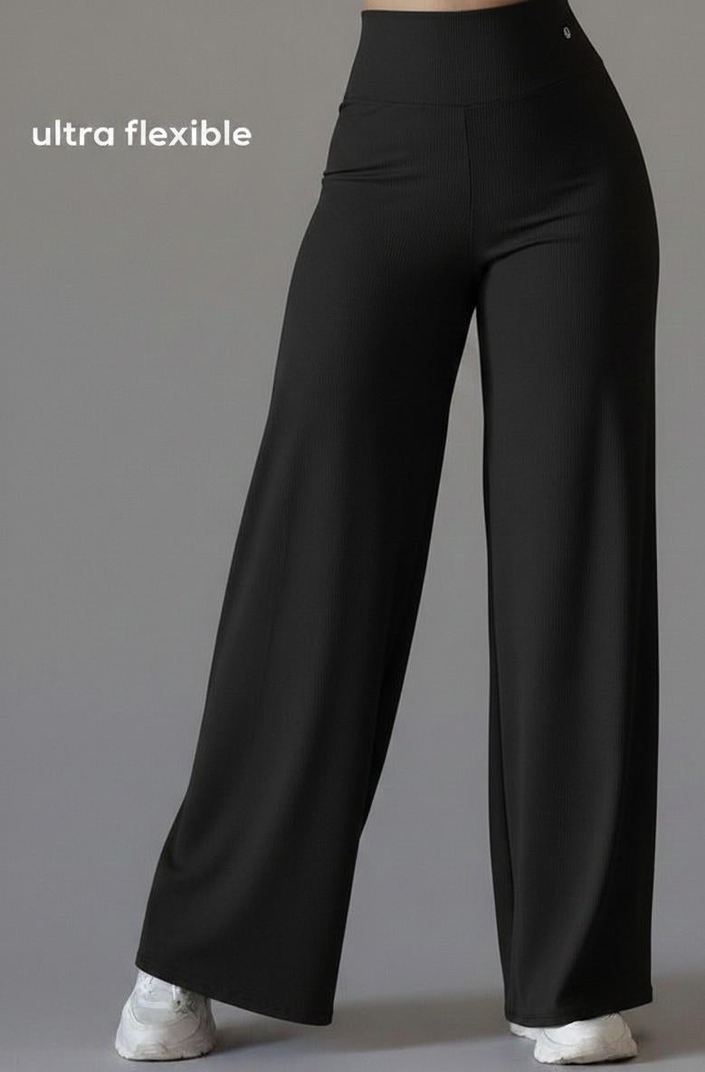 Olive green Straight Fit Active Pants | Ultra-Flexible High-Waist Athleisure