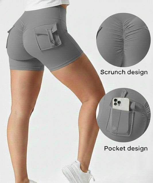 Active Shorts with Pockets