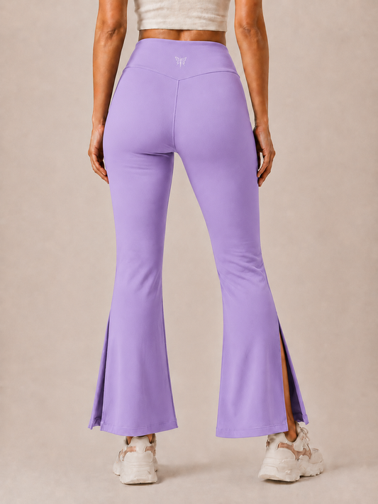 LAVENDER MoveEase active Slit Flare Pant