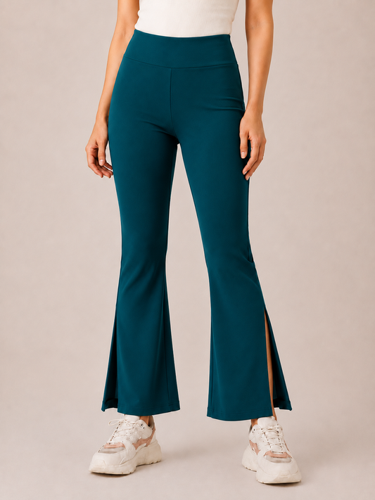TEAL MoveEase active Slit Flare Pant