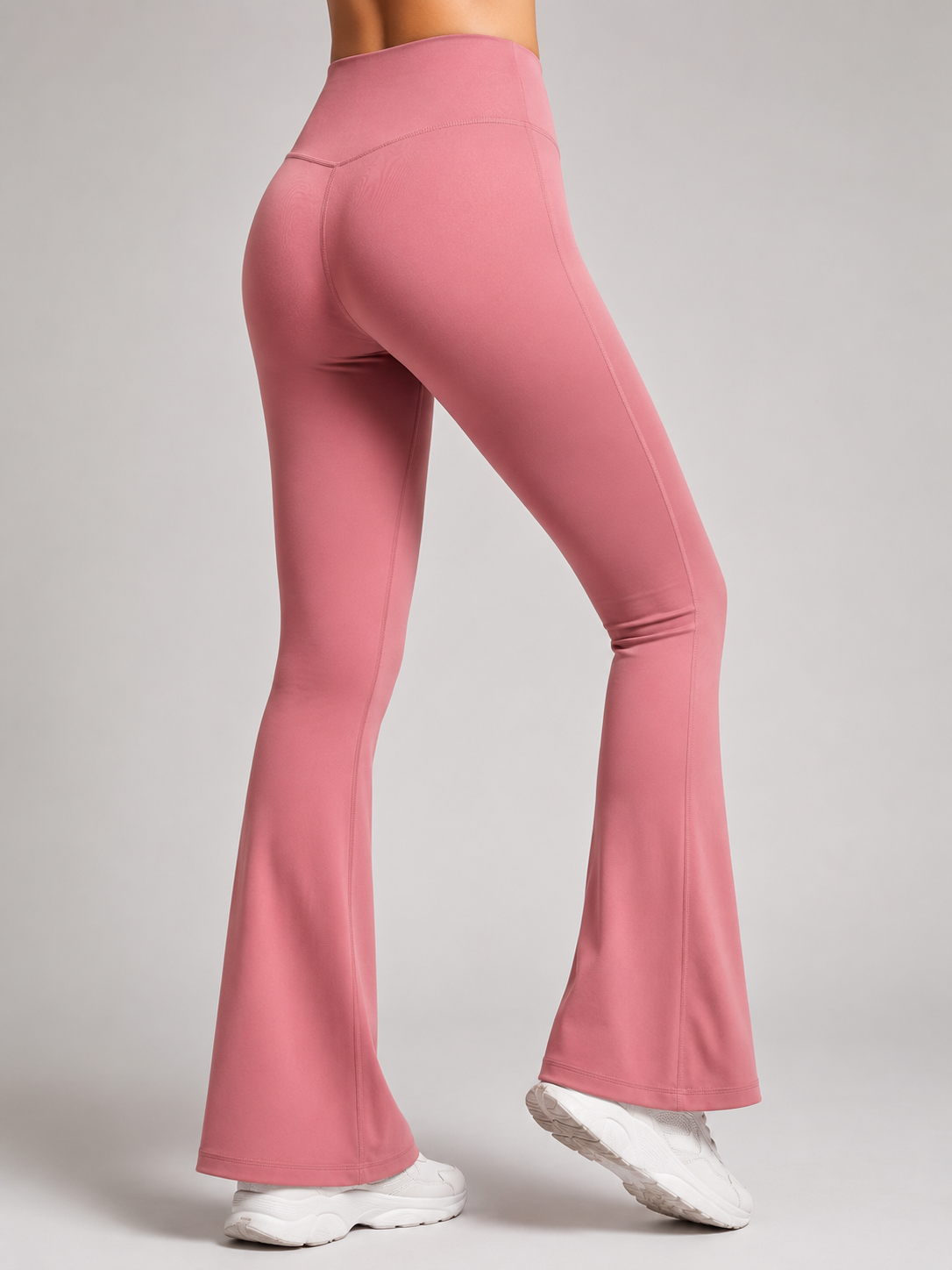 Rose Flare Pants – Stretchable Bootcut Gym & Athleisure Leggings