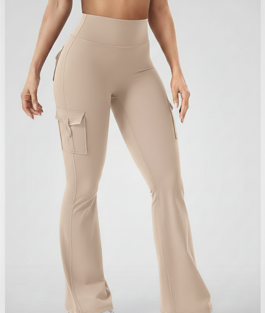 FLARE LEGGINGS WITH POCKETS