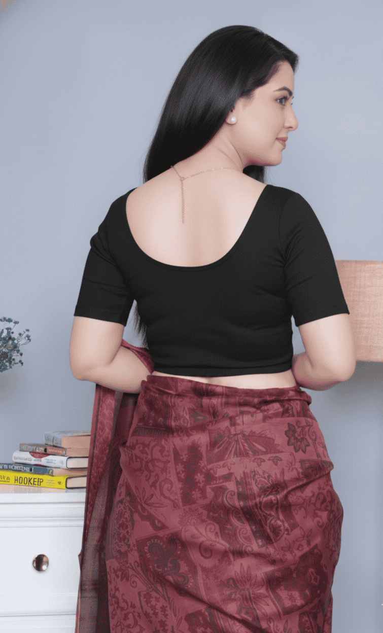 Mustard Rib blouse( made from cotton lycra)