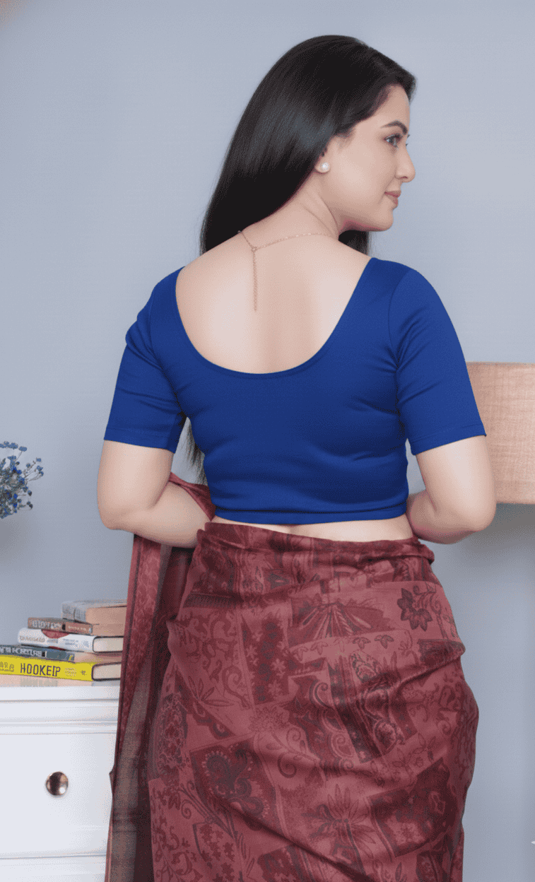 Mustard Rib blouse( made from cotton lycra)