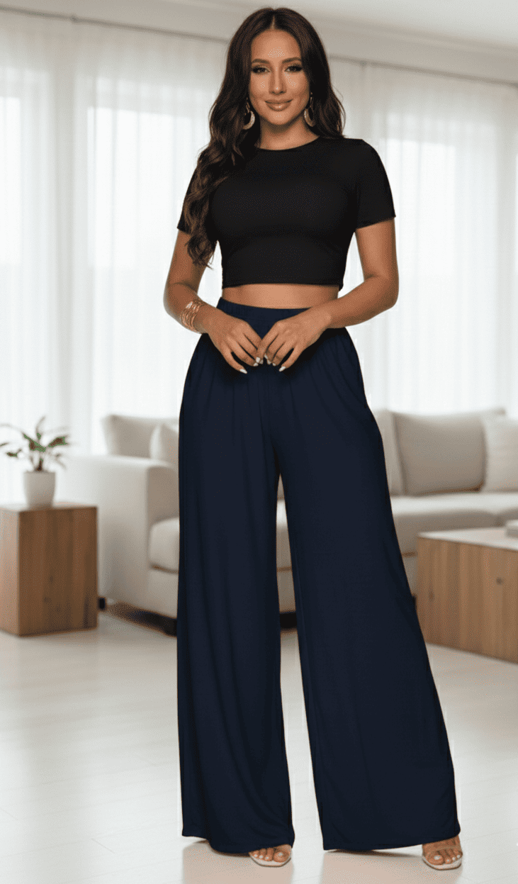 PEACH PLEATED SALWAR STYLE LYCRA BOTTOM