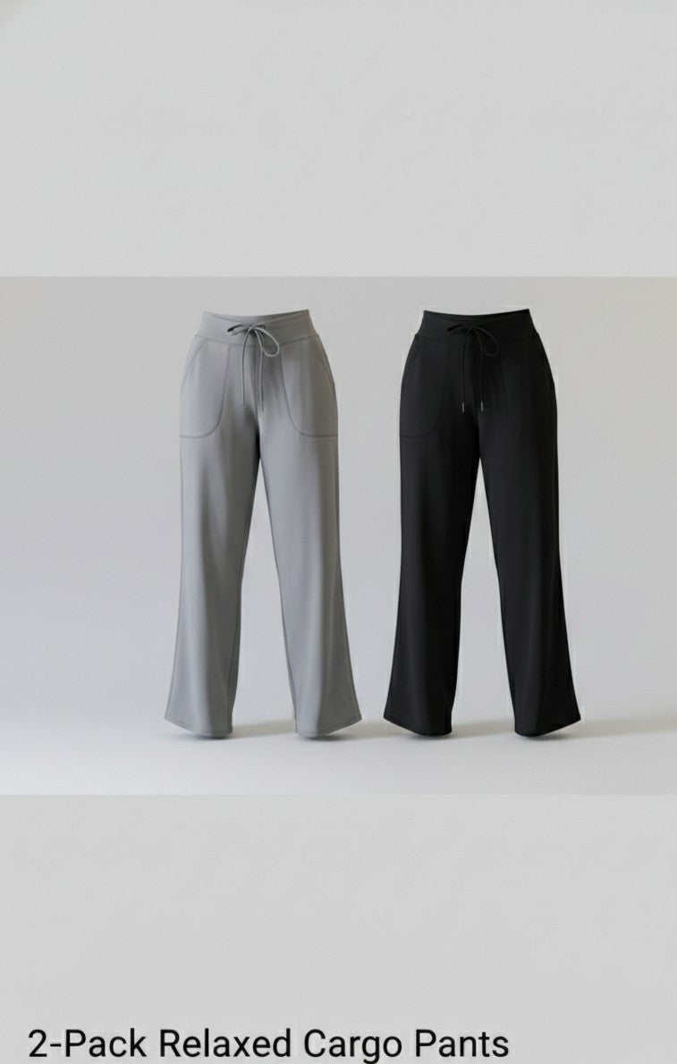 RELAXED CARGO PANTS COMBO FOR WOMEN