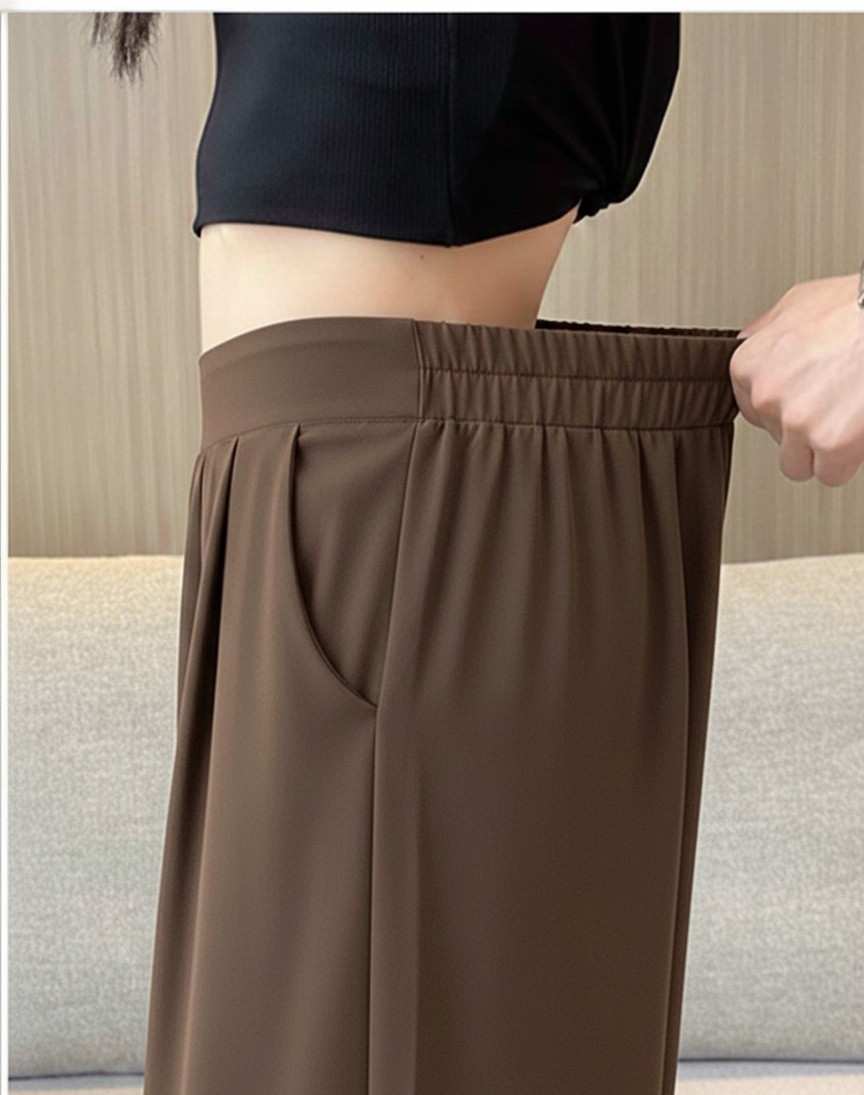 Teal korean straight fit pants