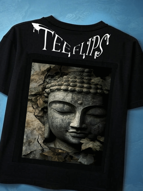 Oversized Buddha T-Shirt for Men & Women – Spiritual Peace